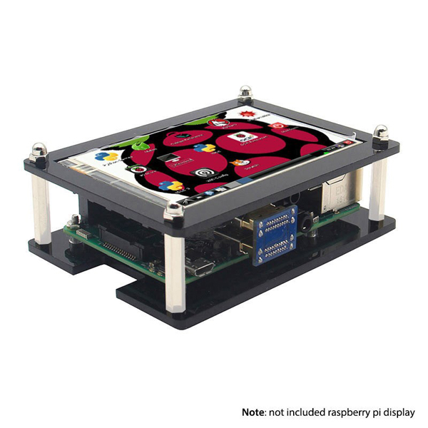 디바이스마트,오픈소스/코딩교육 > 라즈베리파이 > 라즈베리파이 케이스,ELECROW,라즈베리파이 3.5인치 디스플레이용 아크릴 케이스 [RAA040006C],3.5인치 디스플레이에 사용하기 적합한 아크릴 케이스 입니다.