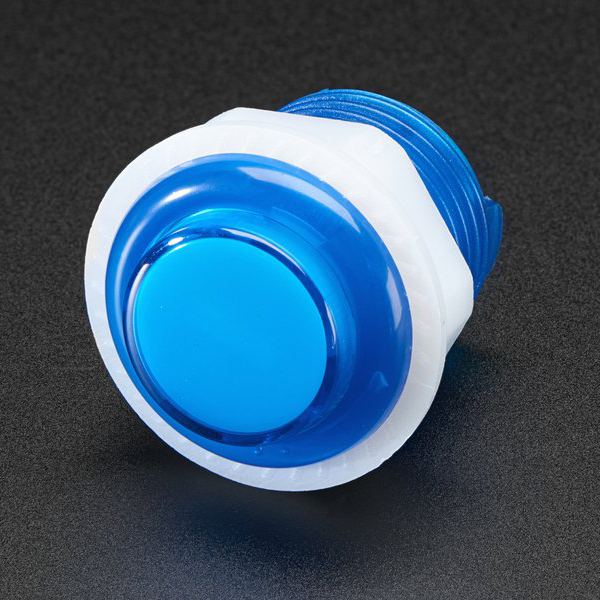 디바이스마트,MCU보드/전자키트 > 버튼/스위치/제어/RTC > 버튼/스위치/조이스틱,Adafruit,Mini LED Arcade Button - 24mm Translucent Blue [ada-3432],반투명한 미니 LED 아케이드 버튼 스위치 블루 / LED 내장 / 직경 24mm 홀 필요 / 공급 전압: 5V