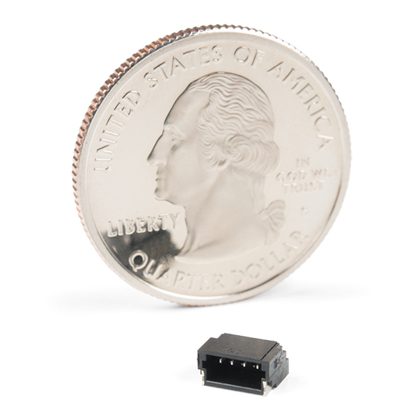 디바이스마트,커넥터/PCB > 직사각형 커넥터 > JST 커넥터,SparkFun,Qwiic JST Connector - SMD 4-pin [PRT-14417],소형 4핀 Qwiic 1mm JST 커넥터 / 모든 Qwiic 기반 보드가 호환되며 단단한 잠금장치가 있는 모든  Qwiic 케이블과 결합됨