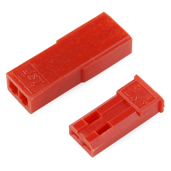 디바이스마트,커넥터/PCB > 직사각형 커넥터 > JST 커넥터,SparkFun,JST RCY Connector - Male/Female Set (2-pin) [PRT-10501],10A 이하의 저전압 애플리케이션에 일반적으로 사용되는 RC카용 2핀 JST RCY 커넥터 / 1소켓(수),1소켓(암),4핀으로 구성
