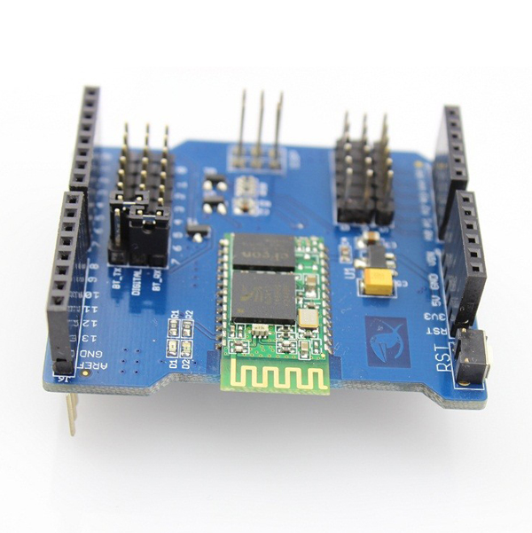 디바이스마트,MCU보드/전자키트 > 통신/네트워크 > 블루투스/BLE,ELECROW,직렬포트 HC-05 블루투스 실드 (Master/Slave) [MCS01108S],아두이노와 ELECROW의 보드 Crowduino / Seeeduino와 연결하여 사용이 쉬운 블루투스 실드 입니다. 마스터/슬레이브 설정이 가능합니다.