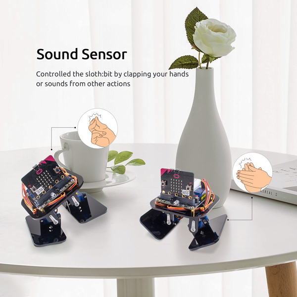 디바이스마트,오픈소스/코딩교육 > Micro:Bit > 마이크로비트 교육용키트,SunFounder,마이크로비트 휴머노이드 로봇 마이크로:슬롯 비트 [CZ0207],마이크로비트에 의해 구동되는 프로그래밍이 가능한 로봇 / 시각적인 프로그래밍 사용 / 다양한 센서 내장 / 영문 튜토리얼 포함