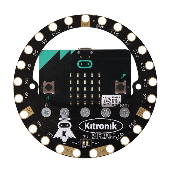 디바이스마트,오픈소스/코딩교육 > Micro:Bit > 마이크로비트 센서/모듈,Kitronik,Klip Halo for the micro:bit [KIT-5632],코딩교육 마이크로비트 BBC micro:bit의 확장 보드로써 악어 클립과 전도성 실 또는 면을 이용하는 작업을 편리하게 해주는 모듈입니다.