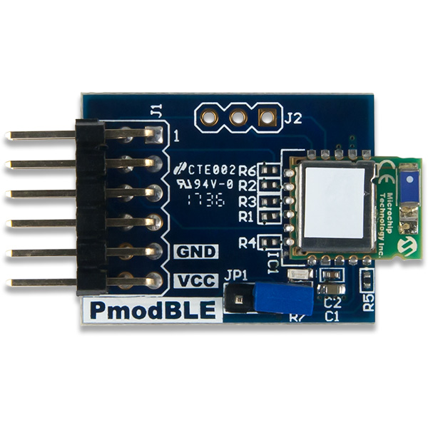 디바이스마트,MCU보드/전자키트 > 프로세서/개발보드 > Digilent > Pmod Modules,Digilent,Pmod BLE: Bluetooth Low Energy Interface 410-359, 410-359 / 간단한 UART 명령을 통해 모든 Bluetooth 4.X 장치와의 연결 및 통신을 가능하게 해줌 / 저전력 블루투스 라디오로 무선 기능 추가
