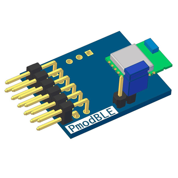 디바이스마트,MCU보드/전자키트 > 프로세서/개발보드 > Digilent > Pmod Modules,Digilent,Pmod BLE: Bluetooth Low Energy Interface 410-359, 410-359 / 간단한 UART 명령을 통해 모든 Bluetooth 4.X 장치와의 연결 및 통신을 가능하게 해줌 / 저전력 블루투스 라디오로 무선 기능 추가