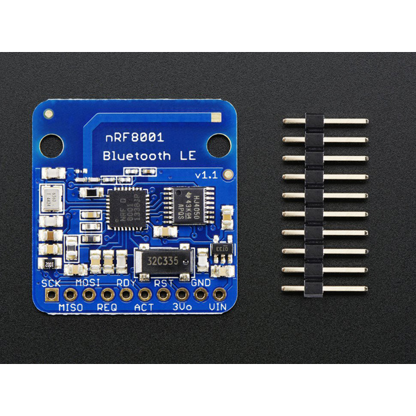 디바이스마트,MCU보드/전자키트 > 통신/네트워크 > 블루투스/BLE,Adafruit,Bluefruit LE - Bluetooth Low Energy (BLE 4.0) - nRF8001 Breakout - v1.0 [ada-1697],Adafruit Bluefruit LE (블루투스 스마트, 블루투스 저에너지, 블루투스 4.0) nRF8001 브레이크 아웃을 사용하면 Arduino와 호환되는 모든 iOS 또는 Android (4.3 이상) 기기 사이에서 사용하기 쉬운 무선 연결 설정 가능 / 사이즈: 29mm x 28mm