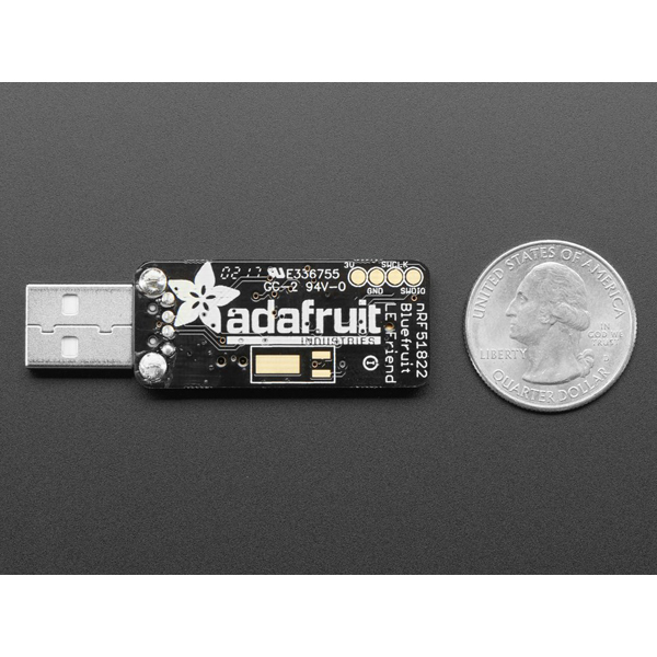 디바이스마트,MCU보드/전자키트 > 통신/네트워크 > 블루투스/BLE,Adafruit,Bluefruit LE Friend - Bluetooth Low Energy (BLE 4.0) - nRF51822 - v3.0 [ada-2267],이 USB-to-BLE 보드를 사용하면 표준 직렬 / UART 연결을 사용하여 컴퓨터에서 BLE 지원 전화 또는 태블릿으로 쉽게 통화 가능 / 사이즈: 61.0mm x 18.0mm x 7.0mm