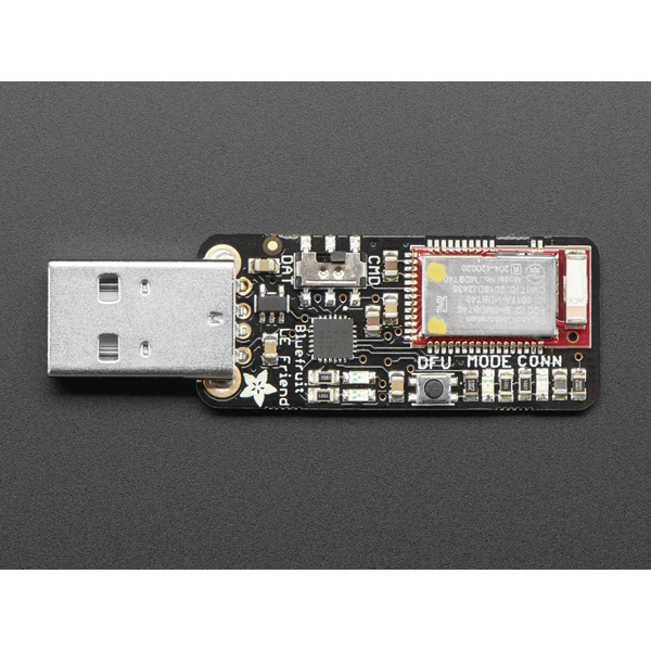 디바이스마트,MCU보드/전자키트 > 통신/네트워크 > 블루투스/BLE,Adafruit,Bluefruit LE Friend - Bluetooth Low Energy (BLE 4.0) - nRF51822 - v3.0 [ada-2267],이 USB-to-BLE 보드를 사용하면 표준 직렬 / UART 연결을 사용하여 컴퓨터에서 BLE 지원 전화 또는 태블릿으로 쉽게 통화 가능 / 사이즈: 61.0mm x 18.0mm x 7.0mm