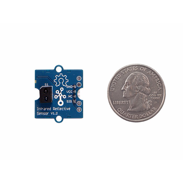 디바이스마트,MCU보드/전자키트 > 센서모듈 > 라이다/거리/초음파/라인 > 적외선(IR)/라인센서,Seeedstudio,Grove 적외선 거리 센서  Infrared Reflective Sensor v1.2 [101020174],근거리 약 4~15mm 의 사물을 검출할수 있는 센서 / 적외선이 반사되는 정도를 통해서 센싱을 하는 원리