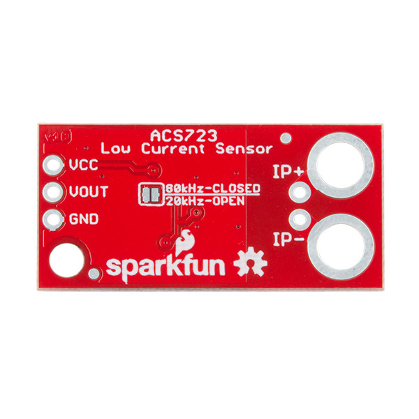 디바이스마트,MCU보드/전자키트 > 센서모듈 > 전압/전류센서,SparkFun,스파크펀 전류센서 모듈 SparkFun Current Sensor Breakout - ACS723 (Low Current) [SEN-14544],AC 및 DC 전류 감지 애플리케이션에 적합하도록 ACS723을 사용하는 고정밀 보드 / 약 10mA의 매우 작은 전류와 최대 5A의 전류를 감지 가능