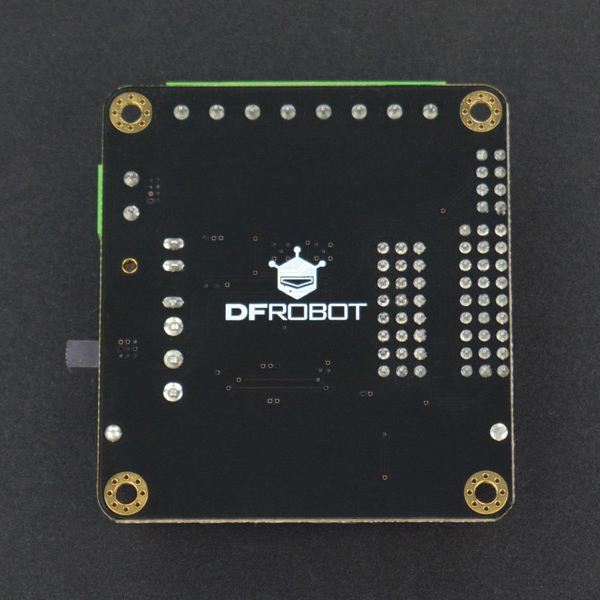 디바이스마트,오픈소스/코딩교육 > Micro:Bit > 마이크로비트 확장/변환보드,DFROBOT,마이크로비트 모터 드라이버 확장보드 [DFR0548],마이크로 : 비트 드라이버 확장 보드로 IIC 외장 드라이브 칩을 사용하여 모터와 서보 모터를 제어하고 2개의 IIC 핀만 사용하며 다른 리소스를 차지하지 않고 모터 및 서보 이중 제어 가능 / 디지털 출력 전압 : 0V / 3.3V / 아날로그 출력 전압 : 0 ~ 3.3V DC / DC Motor x 4 또는 Step Motor x 2