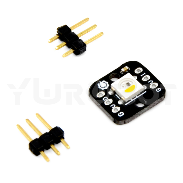 아두이노 WS2812B 레인보우 LED 모듈 웜화이트 (Straight) [ELB080003]