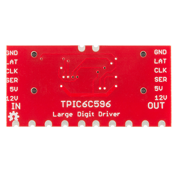 디바이스마트,MCU보드/전자키트 > 디스플레이 > 세그먼트,SparkFun,대형 7세그먼트용 드라이버 모듈 SparkFun Large Digit Driver [WIG-13279],스파크펀 6.5인치 7-segment 제품(COM-08530)과 호환되는 세그먼트 컨트롤러 드라이버 모듈 / TPIC6C596 (5V) 기반 / Sinks up to 250mA per channel
