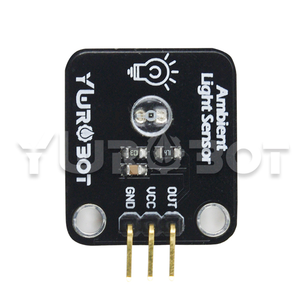 디바이스마트,MCU보드/전자키트 > 센서모듈 > 빛/조도/컬러/UV > 빛/조도/CdS센서,YwRobot,아두이노 광센서 모듈 [SEN080605],아두이노 호환 / 빛의 직진성(선형성)이 좋고, 민감도가 높습니다. / 인터페이스: 아날로그 전압 / 전압: 3.3V, 5V / 사이즈: 24*20mm