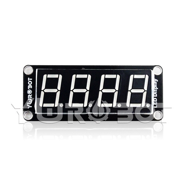 디바이스마트,MCU보드/전자키트 > 디스플레이 > 세그먼트,YwRobot,아두이노 TM1637 7 segment LED 모듈 연두 [ELB080020],아두이노 호환 / 칩: TM1637 / 색상: 연두색 / 전압: 5V / LED 사이즈: 0.56 인치 / 모듈 사이즈: 64 * 26mm