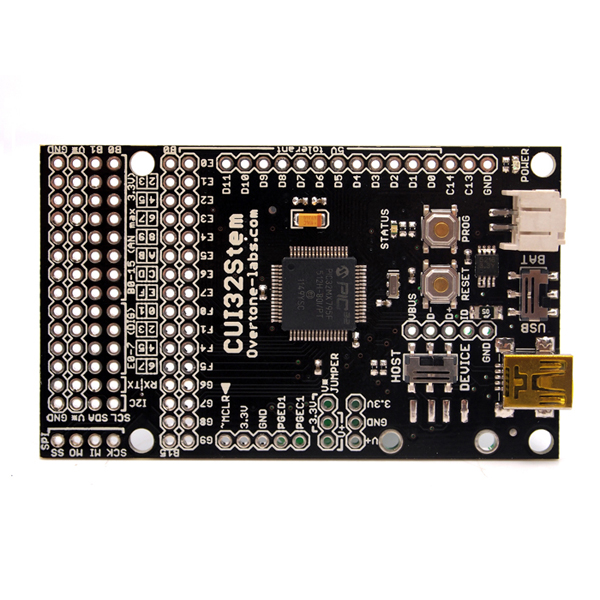 디바이스마트,MCU보드/전자키트 > 프로세서/개발보드 > 기타 MCU,Seeedstudio,CUI32Stem [103990012],80MHz에서 실행되는 강력한 32비트 / BASIC또는 Arduino언어로 프로그래밍 할 수있는 오픈 소스 마이크로 컨트롤러 보드 / 헤더포함(납땜은 되어있지 않습니다.)