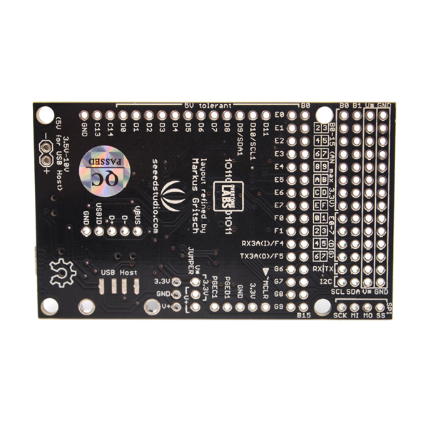 디바이스마트,MCU보드/전자키트 > 프로세서/개발보드 > 기타 MCU,Seeedstudio,CUI32Stem [103990012],80MHz에서 실행되는 강력한 32비트 / BASIC또는 Arduino언어로 프로그래밍 할 수있는 오픈 소스 마이크로 컨트롤러 보드 / 헤더포함(납땜은 되어있지 않습니다.)