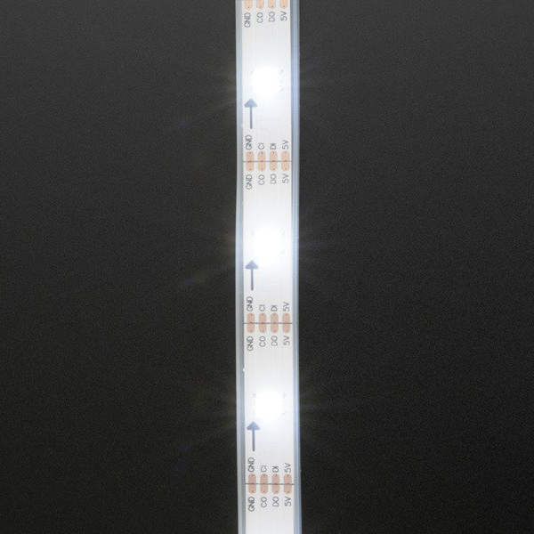 디바이스마트,LED/LCD > LED 인테리어조명 > LED 스트립,Adafruit,Adafruit DotStar LED Strip - Addressable Cool White - 30 LED/m - ~6000K [ada-2432],사이즈 : 5x5mm / 전원 : DC 5V / 색상 : 화이트(White) / 플렉시블 / 5M짜리 1Reel
