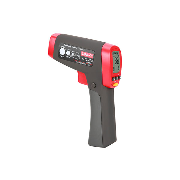 디바이스마트,계측기/측정공구 > 환경/이화학 측정장치 > 온도계/습도계,UNI-T,적외선 온도계 UT302C,UT302 시리즈는 방출된 방사선을 통해 온도를 측정합니다. 20:1D:S 비율, 방사율이 조절가능한것이 특징이며, USB 또는 배터리로 전원 공급가능합니다.