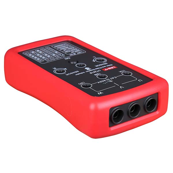 디바이스마트,계측기/측정공구 > 환경/이화학 측정장치 > 회전계/압력계,UNI-T,위상 시퀀스 및 모터 회전 표시기 UT261B,UT261B는 접점식 위상 시퀀스 및 LED 누락 위상 표시가 있는 비접촉 모터 회전 표시기입니다. AC : 90V ~ 600V 전압사용