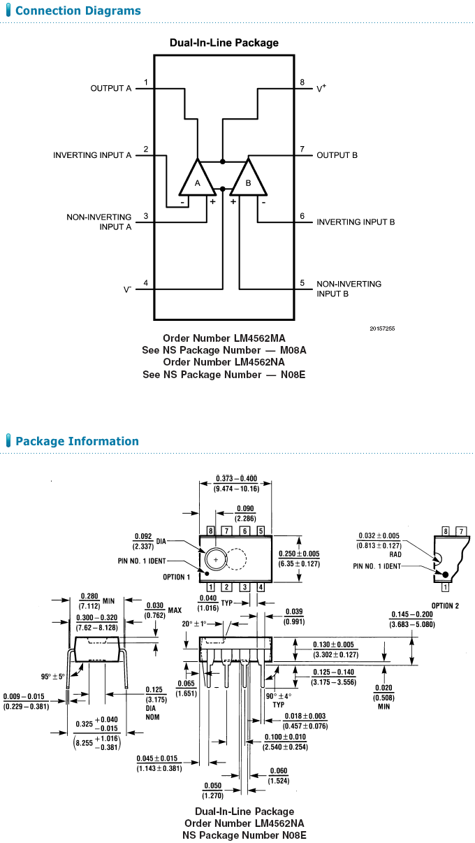 5pcs LM4562NA DIP-8 LM4562 DIP8 IC 4562NA DIP