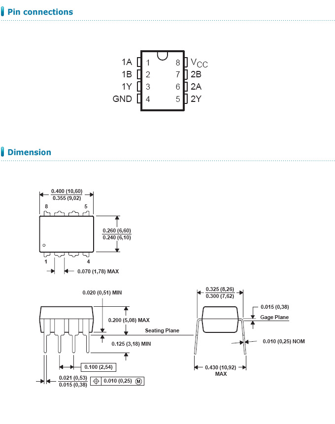 10PCS/LOT SN75451 SN75451BP DIP-8 In Stock