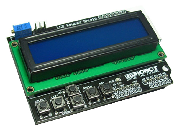 Lcd Keypad Shield For Arduino Sku Dfr0009