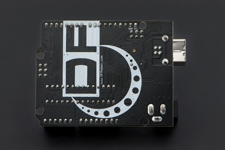 디바이스마트,오픈소스/코딩교육 > 아두이노 > 아두이노 호환보드,DFROBOT,아두이노 우노 호환보드 DFRduino UNO R3 [DFR0216],아두이노 UNO R3 및 아두이노 IDE 오픈소스 개발 환경에 완벽하게 호환되는 DFRobot의 마이크로 컨트롤러 개발보드 제품 / DIP 타입의 AVR 칩셋을 사용해 업그레이드 등을 하는데 편리합니다 / 전원 공급(빨강), 아날로그 입출력(파랑), 디지털 입출력(녹색) 으로 입출력 핀의 색상이 구분되어 있어 사용하기에 편리합니다. / DFRduino UNO R3 - Compatible with Arduino Uno