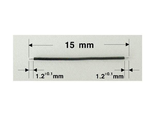 AWG#30(극세선) 전장:15mm BLACK