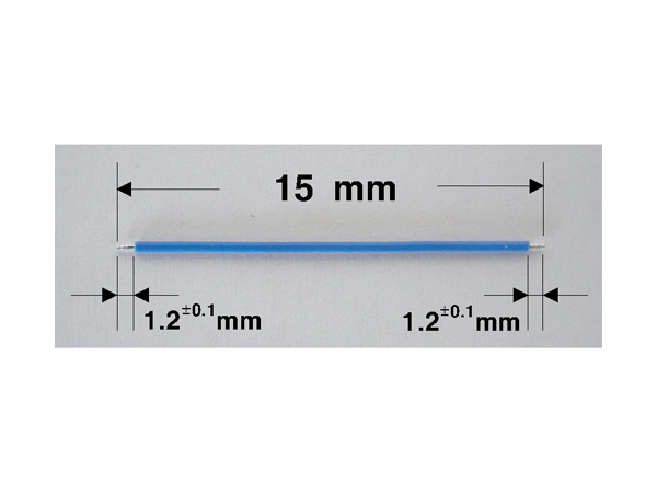 AWG#32(극세선) 전장:15mm BLUE