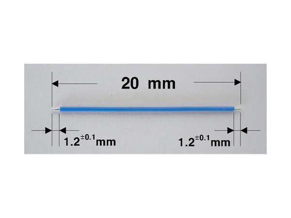 AWG#32(극세선) 전장:20mm BLUE