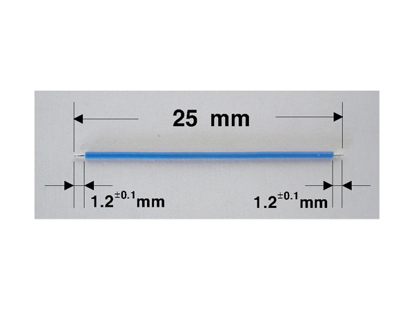 AWG#32(극세선) 전장25mm BLUE