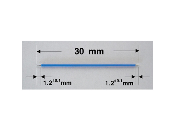 AWG#32(극세선) 전장:30mm BLUE