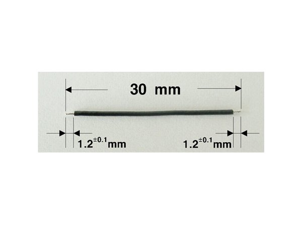 AWG#32(극세선) 전장:30mm BLACK