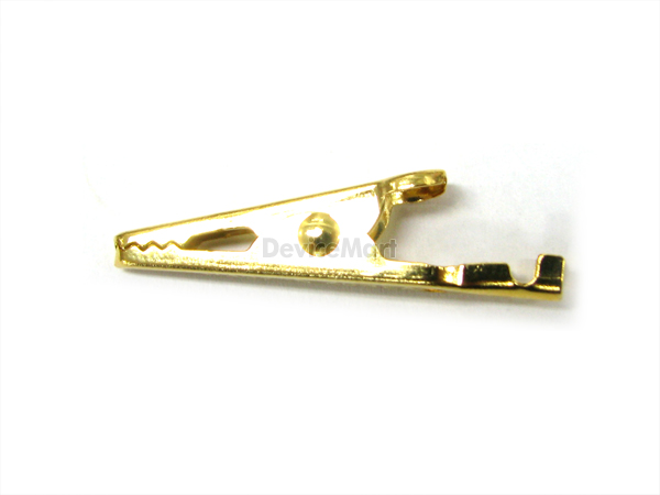 디바이스마트,스위치/부저/전기부품 > 지원부품 > 집게클립,Any Vendor,금도금 악어클립 (소),금도금이 되어있는 악어클립으로, 기존의 악어클립보다 전기 전도율이 더 좋습니다.