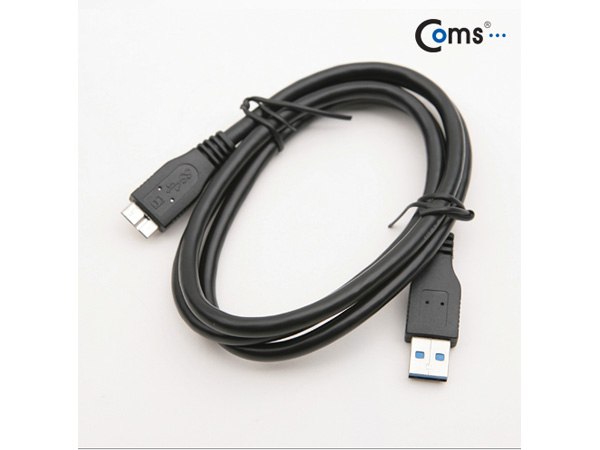 디바이스마트,케이블/전선 > USB 케이블 > 데이터케이블(MM) > USB 3.0 micro B타입(5핀) 케이블,Coms,USB 3.0 케이블, AM/Micro USB BM 1.8M/흑색 [C3661],USB 3.0 A to micro B 타입 케이블 / 길이 : 1.8m / 색상 : 블랙