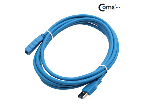 디바이스마트,케이블/전선 > USB 케이블 > 연장케이블(MF) > USB 3.0 A타입 연장케이블,Coms,USB 3.0 케이블(청색/연장형), 3M [C4147],USB 3.0 연장 케이블 / 길이 : 3m / 색상 : 청색 / 전송속도 :최대 5Gbps / USB2.0 및 USB1.1 호환