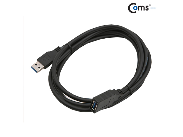 디바이스마트,케이블/전선 > USB 케이블 > 연장케이블(MF) > USB 3.0 A타입 연장케이블,Coms,USB 3.0 케이블(흑색/연장), 1.8M [C3494],USB 3.0 연장 케이블 / 길이 : 1.8m / 색상 : 흑색 / 전송속도 :최대 5Gbps / USB2.0 및 USB1.1 호환