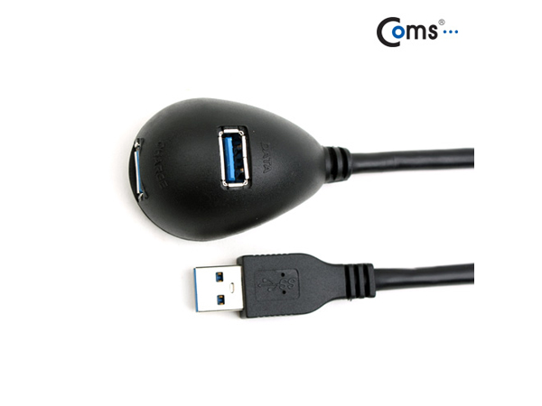 디바이스마트,케이블/전선 > USB 케이블 > 연장케이블(MF) > USB 3.0 A타입,Coms,컴스 USB3.0 도킹 연장(AM-AF) 케이블 1.8M [U4151],USB 3.0 도킹 연장 케이블 / AM-AF 타입 / 길이 : 1.8m / 색상 : 블랙 / 전송속도 : 5Gbps / 전원&데이터(DATA) + 전원(POWER) 듀얼 포트 내장