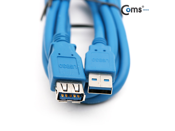디바이스마트,케이블/전선 > USB 케이블 > 연장케이블(MF) > USB 3.0 A타입,Coms,USB 3.0 연장 케이블 (M/F) 1.8M [BC220],USB 3.0 연장 케이블 / AM-AF 타입 / 길이 : 1.8m / 색상 : 블루