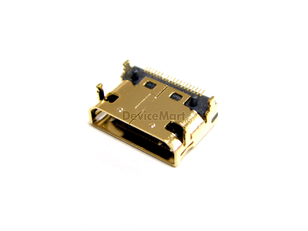 디바이스마트,커넥터/PCB > I/O 커넥터 > USB/IEEE 커넥터 > USB/IEEE/DVI,NTOM,Mini HDMI 19P female SMT (HD19S-NT112602),mini HDMI(C type) Socket / FEMALE / PCB 기판용 SMD 타입 / 앵글타입 / 19pin