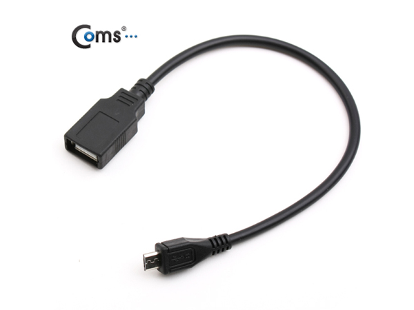 USB 케이블(Short/Micro B M/USB AF), 30cm [NA714]