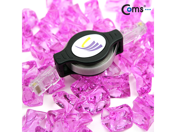 디바이스마트,,Coms,랜케이블(자동감김/다이렉트) 1.5M [BS504],자동감김 타입 / CAT5e 지원 / 1.5M