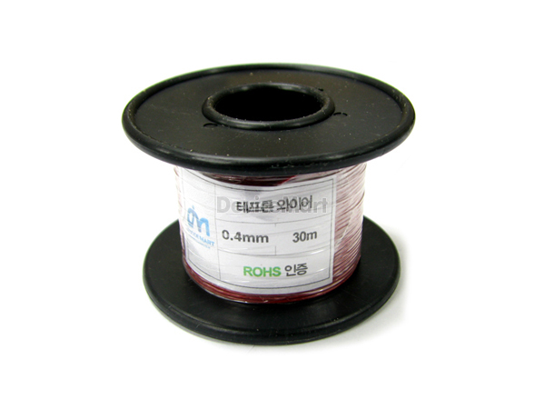 NT-테프론와이어 0.4mm (빨강) - 30M
