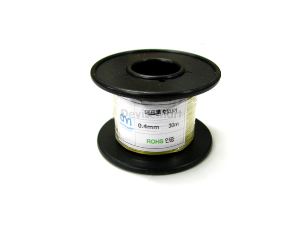 NT-테프론와이어 0.4mm (노랑) - 30M