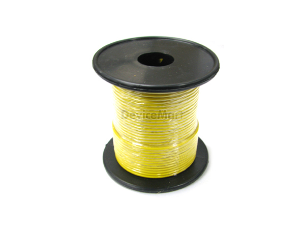 디바이스마트,케이블/전선 > KS/UL/절연전선 > UL절연전선 > UL1007 (Lead Wire) 절연전선,거상인,UL1007-AWG20_30 (30M) (노랑),극세선 난연성 전선 / UL1007 / 규격 : AWG20 / 길이 : 30M / 색상 : 노란색