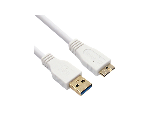 NETmate USB3.0 Micro-B 케이블 (화이트)