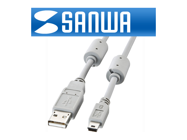 SANWA 고급형 USB2.0 Mini 5핀 케이블 [길이선택]