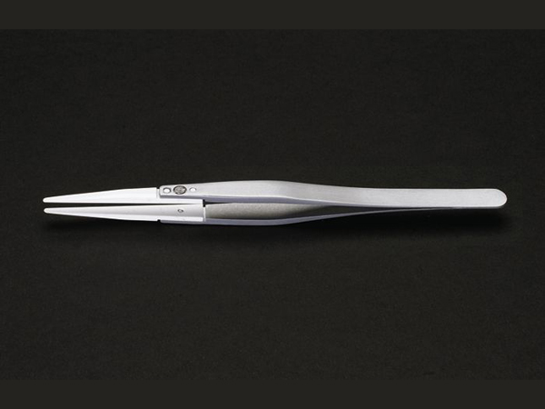 디바이스마트,수공구/전자공구/전동공구 > 전자공구 > 핀셋/IC흡착기/핀제거 > 세라믹 핀셋,IDEAL TEK,세라믹팁 핀셋 7MZ-SA,손잡이 재질: Stainless steel, 팁 재질: Zirconia ceramic,  부품 픽업부분 (팁의 끝부분) 사이즈: 0.6 mm, swiss made