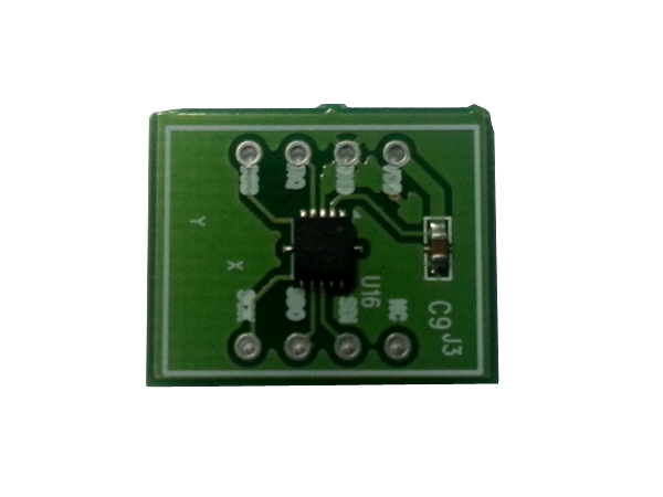 디바이스마트,MCU보드/전자키트 > 센서모듈 > 가속도/자이로/지자기센서 > 가속도센서,한국생명과학,EM-3XS(3축 가속도 센서 모듈),EM3XS는 MCU와 연결하여 3축(x, y, z)에 대한 정보를 MCU로 전송해주는 Module 입니다.